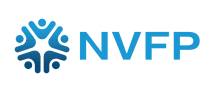 Blue NVFP logo on white